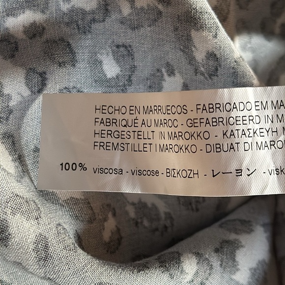 Zara Men’s Medium Relaxed Fit Button Down Shirt Cheetah Leopard Print Top - Picture 7 of 7